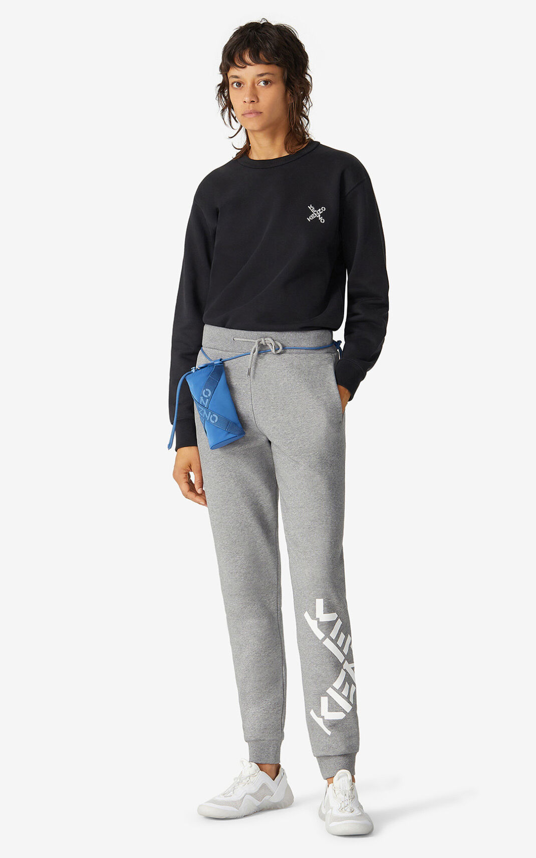 Kenzo Sport Big X Jogger Mujer Gris | 8570231-FX